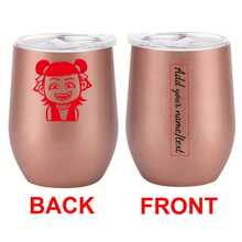 1 pieza Taza de vidrio personalizada de Nezha de 12 onzas, taza de agua/café diaria con estampado de dibujos animados de Nezha, taza sorpresa, regalo de Año Nuevo, regalo de cumpleaños, regalo del Día de San Valentín, adecuado para familia, amigos y parejas