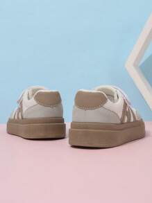 Spring New Breathable Mesh Casual Shoes, Unisex Children Versatile Sneakers - Khaki - View 6