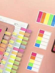 多色 100/200/500 片便利贴，自粘式索引标签页标记便签