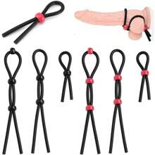 Adjustable Love Cock Rings Delay Prolong Sex Toy Penis Ring Male Enhancers S/M/L