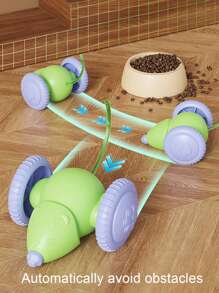 1 件智能重力防老鼠猫玩具宠物用品小猫猫咪无聊玩具电动自动爬行可充电