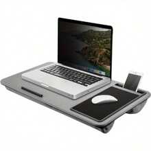 Trintion Laptop Tray Laptop Stand Lap Desk For Laptop Laptop Cushion Laptop Stand For Bed Large Lap Desk Tray For Sofa And Bed - 黑色 - 查看 4