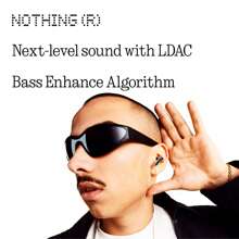 Nothing Ear (A) Yellow Bluetooth Earbuds, Signature Nothing Design, 45 DB Active Noise Cancellation, Powerful Dynamic 11 Mm Driver, Next-Level Sound With LDAC, Bass Enhance Algorithm, Up To 42.5 Hours Of Listening Time