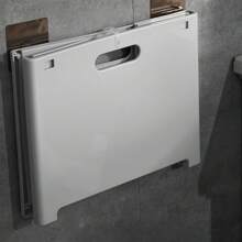1 pieza Cesta de almacenaje, decoración para el baño y la habitación Cesta de almacenaje plegable multifuncional, cesta de almacenaje colgante de pared, diseño sencillo, ahorro de espacio, muy adecuado para ropa sucia, juguetes, varios objetos, toallas, zapatos, objetos pequeños, productos de lavado, adecuado para familias, habitaciones, baños, salas de estar, lugares públicos, restaurantes, exteriores, patios, cafés, hoteles, decoración de habitaciones, decoración del hogar, decoración de paredes, decoración del baño