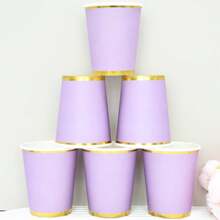 10/20/60 piezas, Vasos de papel azul premium con estampado en caliente (9 Oz) - Vajilla desechable elegante para cualquier fiesta y evento