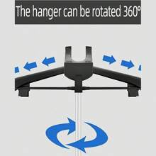 63inch/160cm Adjustable Clothes Steamer Rack With Handheld Ironing Board Foldable Standing Garment Hanger For Steaming Cloth Telescopic Vertical Fabric Hanging Racks