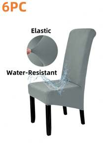 XL Size Stretch Chair Covers For Dining Room,Water-Resistant Large Dining Room Chair Slipcovers,Stretch Chair Cover,Parsons Chair Covers,Spandex High Chairs Protector Covers Seat Slipcover With Elastic Band For Dining Chairs,XL/Oversized Removable Washable Soft Spandex Extra Large Dining Room Chair Covers For Kitchen Hotel Table Banquet Solid Color(Light Mocha) - Multicolor - View 32