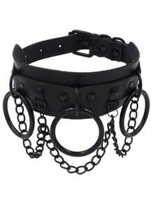 1 chiếc vòng cổ choker đính đinh tán phong cách Punk Goth, chủ đề gợi cảm nóng bỏng dành cho phụ nữ, thích hợp để đeo hàng ngày, tiệc tùng, lễ hội, sinh nhật, lễ kỷ niệm ngày lễ tình nhân, quà tặng sáng tạo - Nhiều màu - Xem 13