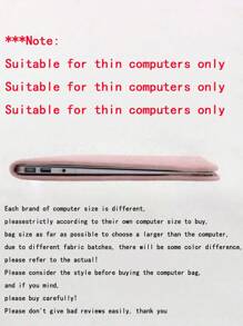 Pink Laptop Protective Sleeve, Laptop Carrying Bag, Laptop Case