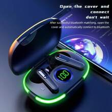 Pro80 Wireless Earphones Bluetooth Fone Headphones Sports Headset Touch Control Earbuds With Microphone For Smartphones