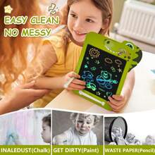 适合男孩女孩的液晶书写板，10.5 英寸绘图板，适合男孩女孩的圣诞生日礼物，涂鸦板可爱恐龙，适合男孩女孩的绘图板 4 5 6 7 8 9 10 11 12 岁 - 彩色 - 查看 6