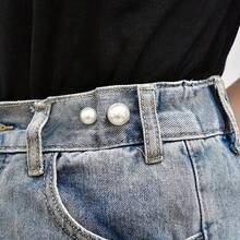 6/10/18pcs Faux Pearl Waist Buckle, Scarf Clip, Brooch For Women