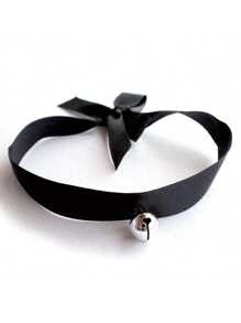 3pcs Set Sexy Black Lace Bell, Black Lace Cat Ears Headband, White Lace Gloves & Choker, Cat Girl Princess Costume