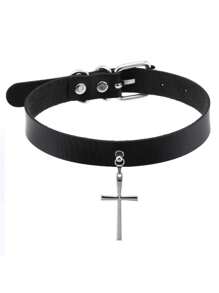 1 chiếc vòng cổ choker đính đinh tán phong cách Punk Goth, chủ đề gợi cảm nóng bỏng dành cho phụ nữ, thích hợp để đeo hàng ngày, tiệc tùng, lễ hội, sinh nhật, lễ kỷ niệm ngày lễ tình nhân, quà tặng sáng tạo - Nhiều màu - Xem 5