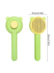 1PC Cat Lover And Cat Mom Love Brush Remove Hair Cat/Dog Lover Gift And Dog/Cat Mom Love Pet Hair Removal Comb For Cat Lover And Cat Mom Loves Non-Slip Grooming Brush Stainless Steel Dog Lover And Dog Mom Love Combs Brushes Cat Lover And Cat Mom Love Accessories