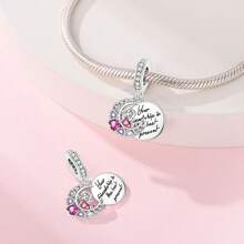 1 件镀银姐妹爱摇摆姐妹花女朋友模型包友谊厚礼物时间承诺幸运派对珠子串珠适合原创蛇手链项链手链串珠 DIY 珠宝制作奢华礼物送给好朋友 - PAC1450 是 - 查看 7