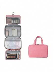 1 Stück wasserdichte faltbare Kulturtasche mit Nass-Trocken-Trennung, multifunktionale Kosmetiktasche, Reiseaufbewahrungstasche