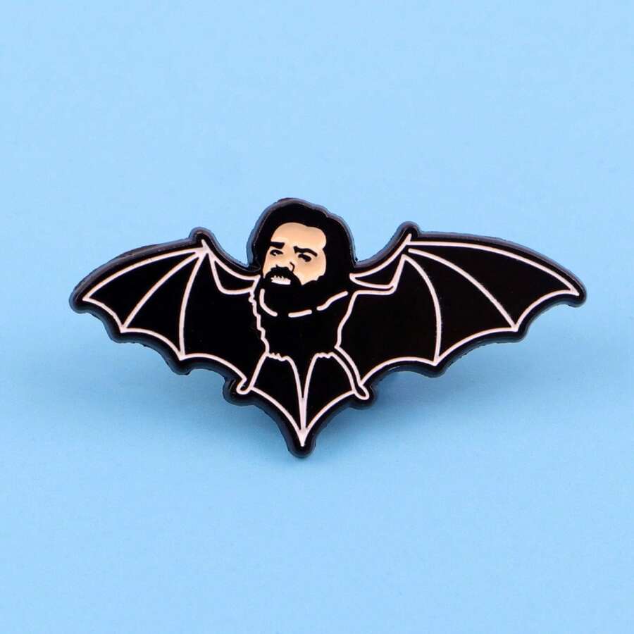 1pc Unique Enamel Lapel Pin - Charming Badge For Backpacks And Clothes Pin For Clothes Bag Charm School Kpop Teacher Supplies Bag Charms Cute Office Accessories Shirts Jacket Jewelry Christmas Halloween Autumn-Winter Accessories,Suitable For Teens, Youth,Men,Casual, Outdoor, Athletic, Vacation, Graduation Gifts, Birthday, Daily Wear Funny Teacher Gifts - Black - View 1