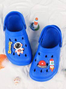 Sandalias de playa para niños y niñas con decoración linda y impermeables para uso en exteriores de verano