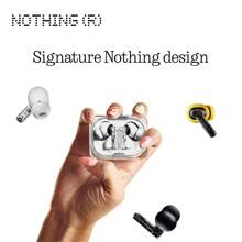 Nothing Ear (A) Yellow Bluetooth Earbuds, Signature Nothing Design, 45 DB Active Noise Cancellation, Powerful Dynamic 11 Mm Driver, Next-Level Sound With LDAC, Bass Enhance Algorithm, Up To 42.5 Hours Of Listening Time