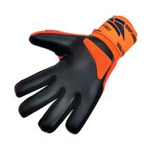ATLANDER 1 Pair Latex Football Goalkeeper Gloves Adults Youth Thickened Football Comfortable Breathable Anti-Slip Wrist Strap Professional Protection Match Training Goalkeeper Soccer Outdoor Sports Men Women Goalkeeper Goalie Gloves - Orange - View 8