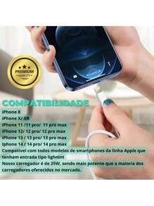{ORIGINAL} KIT Carregador Cabo E Fonte Tipo C XR,11,12,13,14 LACRADO