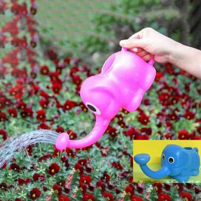 CASAMAX WL 1 pieza Regadera de plástico diseño de Elefantito / 30*11*11 CM / EL COLOR SE ENVÍA AL AZAR /