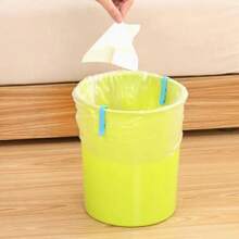 10/20pcs Trash Can Clips, Holder Rings For Garbage Bag Fixed Clip Home Use, Non-Slip Basket Edge Fixation Rings