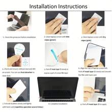 2片装超清PET屏幕保护膜，兼容MacBook Air 13.6英寸（2022-2025款），M4/M3/M2芯片型号：A3240/A3113/A2681，高清屏幕保护膜