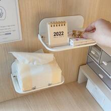 1 件可折叠壁挂式收纳架，浴室储物架无需钻孔，节省家庭厨房卧室客厅餐厅空间，家居装饰配件，装饰盒，女性婚礼礼物，夏季旅行节日必备品