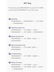 Teléfono fijo con identificador de llamadas, teléfono alámbrico de escritorio para oficina/hotel/hogar con manos libres, sistema telefónico de línea dual