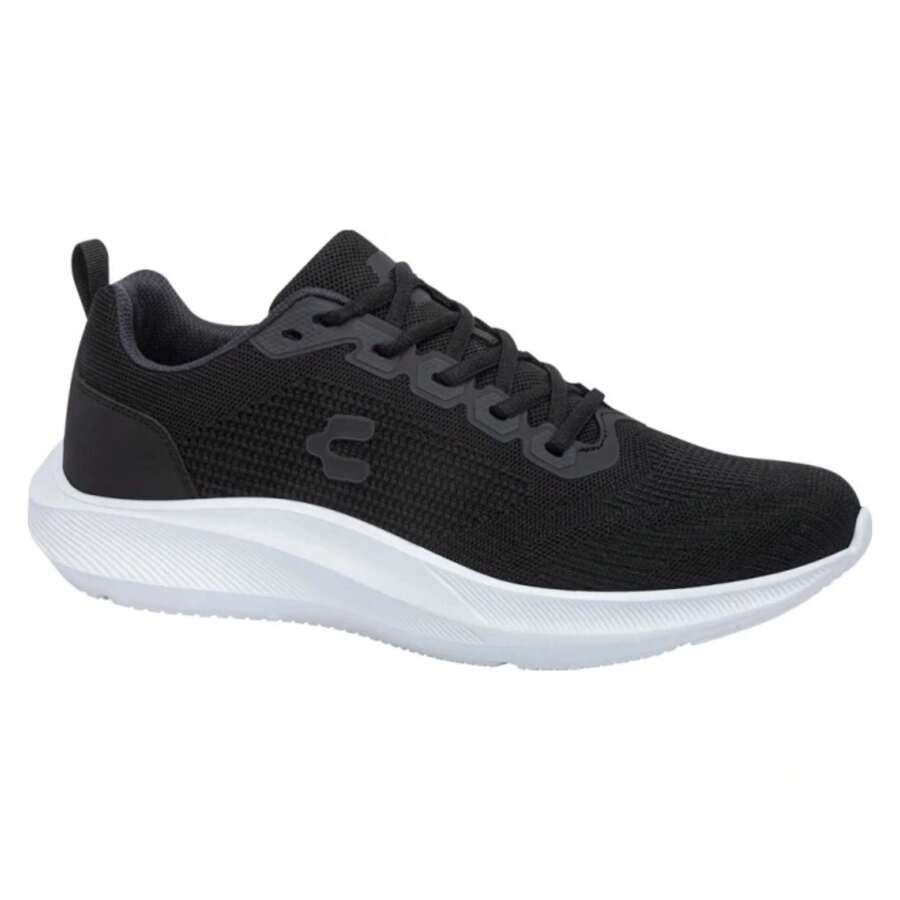 luster tenis deportivo correr para  caballero color negro  material tela - Negro - Ver 1