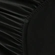 Luxurious And Breathable Bedding Set Includes 1 Durable Duvet Cover, 1 Soft Fitted Sheet And 1/2 Pillowcases - Ultra-Soft Cotton That Is Wrinkle-Resistant, Hypoallergenic And Easy To Care For. - 黑色 - 查看 7