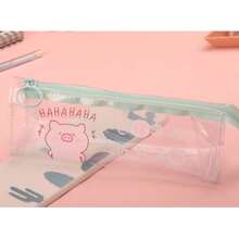 1pc Simple & Convenient Large Capacity Pencil Case Pouch