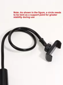 360° Rotatable Bedside Phone Holder, Hands-Free, Stable, Soft Grip Long Arm Clamp Phone Stand