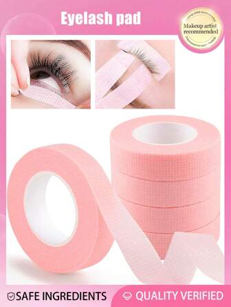 12 卷睫毛胶带，粘性透气微孔织物胶带，带无纺布的专业睫毛延长胶带，6/3/1 件多功能自粘胶带，适用于女性睫毛延长应用，温和无残留的皮肤工艺胶带