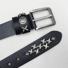 Stage Party Nightclub Style Rivet Belt Fashion Women's Studded Belts High Quality Female PU Leather Rock Women Strap For Jeans Casual, Business, Boyfriend Husband Father Dad Men Gift, Daily Wear, Fashion, Teen, Outdoor, Vacation, Athletic, Travel, Street, Boho, Vintage Fall, Autumn, Halloween Autumn-Winter Accessories,Suitable For Teens, Youth,Men,Casual, Outdoor, Athletic, Vacation, Graduation Gifts, Birthday, Daily Wear