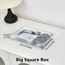 1 Stück / 3 Stück / 4 Stück / 7 Stück hochwertige luxuriöse multifunktionale Aufbewahrungsbox, Desktop Organizer Aufbewahrungsbox, Zuhause Hartes Material Schublade mit integrierter Kosmetikaufbewahrung, separater Schminktisch Desktop Hautpflege Produktorganizer, geeignet für Wohnzimmer, Badezimmer, Schminktisch, Organisationsaufbewahrung, für Urlaub, Strand, Badezimmer, Schlafzimmer, große Kapazität
