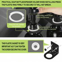 LEAPAIR 1/2 peças Dispenser de Sabonete Recarregável de 500ml com Bomba de Plástico, Dispenser de Bomba de Bambu, Suporte para Garrafa, para Shampoo, Condicionador, Loção, Sabonete Líquido para Banheiro e Chuveiro, Garrafa de Linha de Loção, Garrafa de Limpeza, Decoração de Casa e Móveis, Decoração de Banheiro, Decoração de Outono, De Volta às Aulas