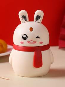 1-3pcs Cartoon Rabbit Toothpick Holders, Household Press Type Toothpick Dispenser, New Fashionable Rabbit Style Toothpick Bottle, High-End Creative Household Toothpick Canister With Press Dispenser Travel Essentials Travel Accessories Travel Must Haves