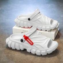 Men's Thick Sole EVA Outdoor Sandals, Essential For Summer Casual Slippers For Indoor And Outdoor