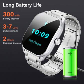 Hwagol Smart Watch For Men(Answer/Make Call), 2.01" Men' Smartwatch With Sleep Monitor,Pedometer,Custom Wallpaper Fitness Tracker With 120+ Sports Modes Women'Smart Watch For Android IOS
