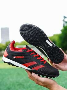 A Pair Of Boy's Professional Soccer Cleats - TF Turf Ground, Breathable & Lightweight For Training And Competition