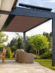 1 pieza Toldo de gazebo, tela de sombra, pantalla de privacidad con ojales reforzados para exteriores, patio, jardín, gazebo, toldo, casa para mascotas, plantación de plantas