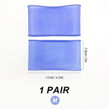 1 par Calcetines de tobillo de fútbol de alta tracción, antideslizantes, unisex, con banda de apoyo para la pierna, manga de gel de silicona con protección para el cuello para entrenamiento - Multicolor - Ver 17