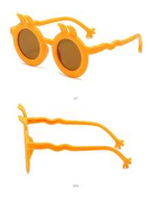 6pcs/Set Children's Fashion Glasses Set Children's Boys' Glasses Girls ' Summer Baby Glasses Suitable For Outdoor Sports - Multicolor - View 8