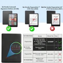 Magnetic Protective Shell Pouch Case For Kindle Paperwhite 2024 12th Generation & Colorsoft 7 Inch (Model No. SA569P SA568B)