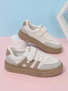 Spring New Breathable Mesh Casual Shoes, Unisex Children Versatile Sneakers - Khaki - View 5
