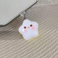 New Cute 3D Star Shaped Dust Plug, Cartoon Phone Dust Plug, Fits Apple 16 Charging Port, Type-C Interface, Universal Pendant, Suitable As Friend/Girlfriend Gift, Anti-Lost - Multicolor - View 6