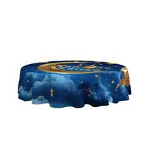 1PC, Festival Tablecloth Round Rectangular Size Tablecloth Waterproof Tablecloth, Suitable For Kitchen Parties Multi Size Dining Tables